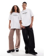 Marvel unisex oversized t-shirt with graphic Venom prints in white