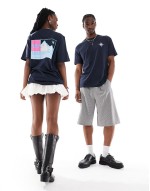 mountain graphic t-shirt in navy