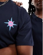 mountain graphic t-shirt in navy