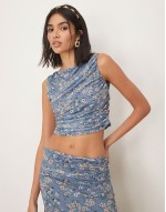 co-ord - blue floral