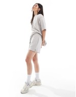 co-ord washed emblem set in grey