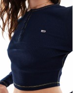 henley long sve top in navy