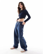 henley long sve top in navy