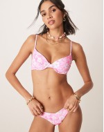 island blush bikini set in pink