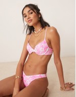 island blush bikini set in pink