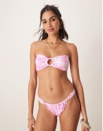 island blush bikini set in pink