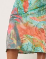 Isabelle Pennington-Edmead Martinique Skirt in storm print