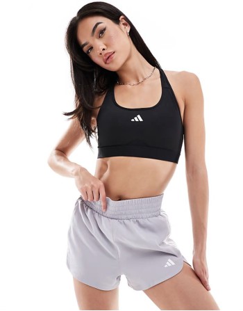 Running Pacer 5 inch woven shorts in grey