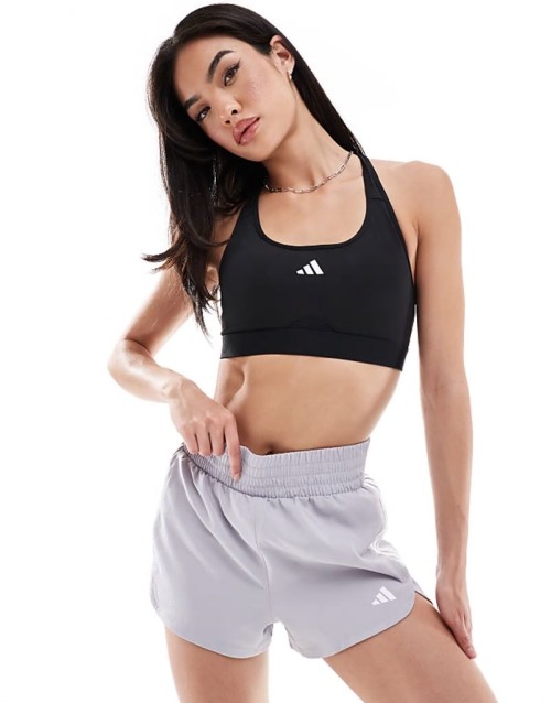 Running Pacer 5 inch woven shorts in grey