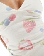 cami top in fruit print